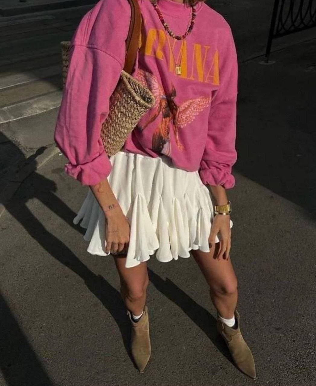 юбка с оборками,белая мини юбка,юбка,воздушная юбка,юбка белая