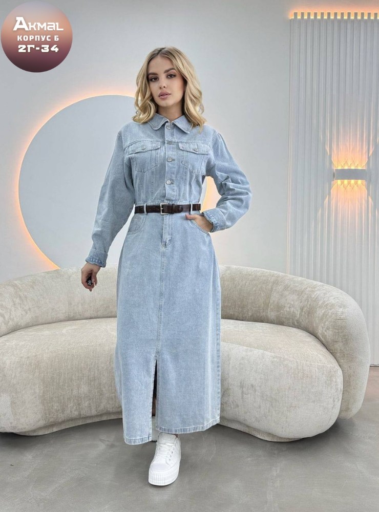 джинсовое платье-рубашка длины миди,джинсовое платье,женское джинсовое платье,джинсовое удлиненное платье,джинсовое платье рубашка