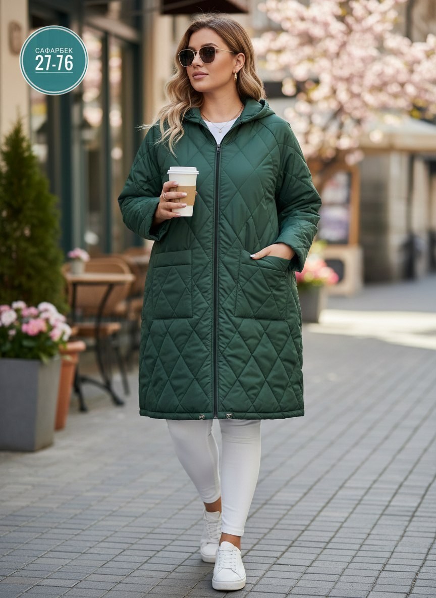 удлиненная куртка,женская куртка,демисезонная куртка,удлиненная демисезонная куртка,стеганое пальто женское
