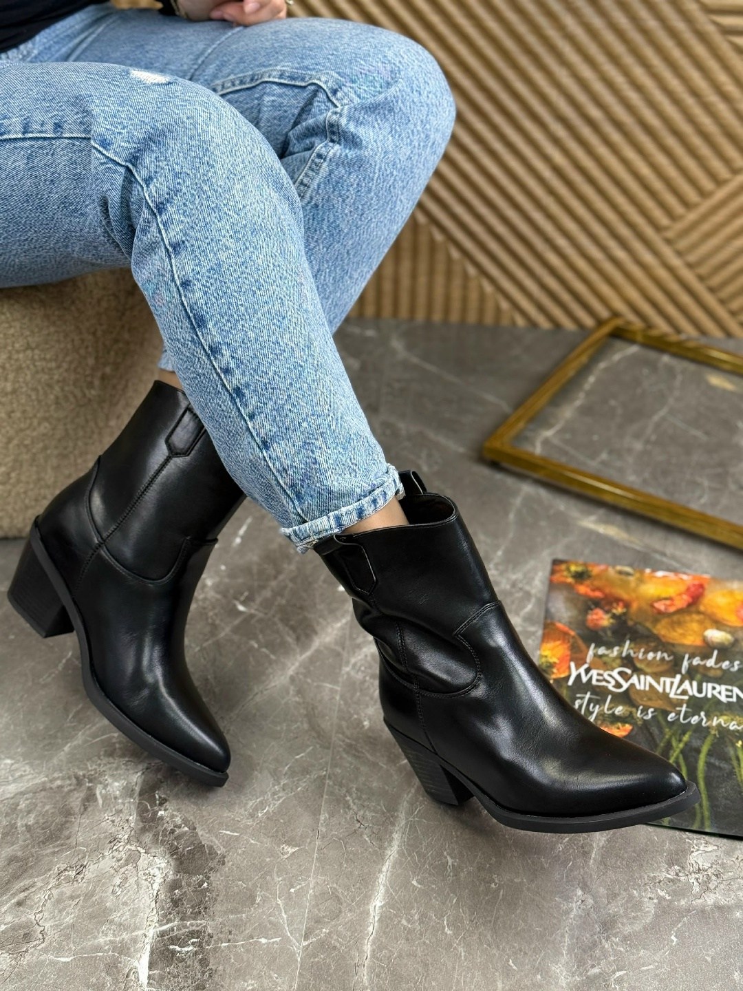 ,казаки женские,казаки осенние premiumshoes 258751168,казаки  женская,ботильоны казаки