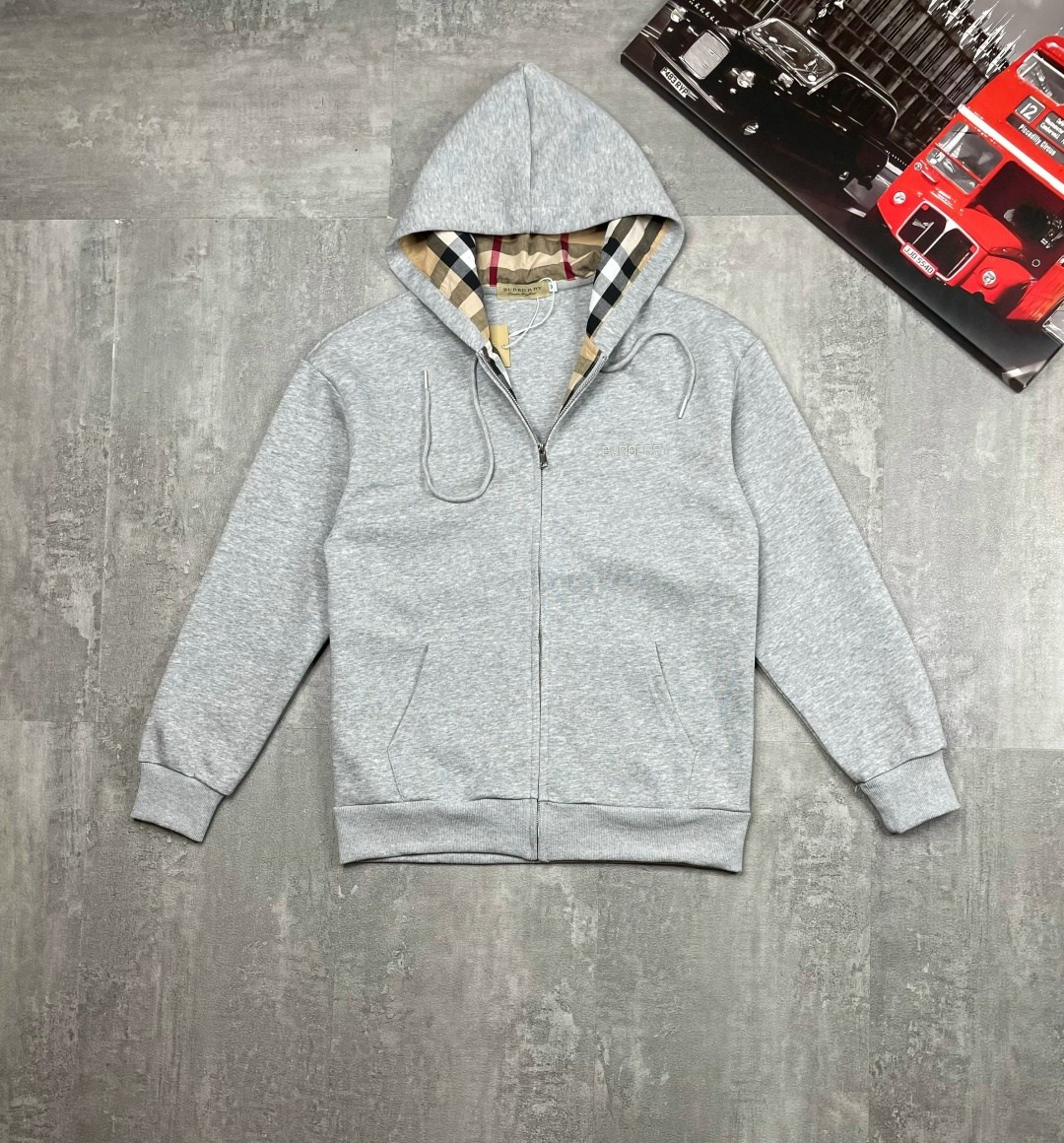 burberry hoodie,zip hoodie burberry grey vintage,burberry zipper hooded casual hoodie gray,burberry grey zip up hoodie,burberry zip-up hoodie