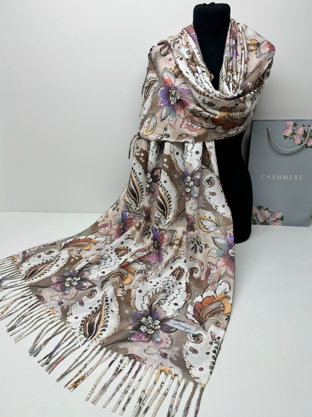 палантин женский,палантин кашемировый двусторонний шарф,палантин кашемировый двусторонний,палантины кашемир,палантин