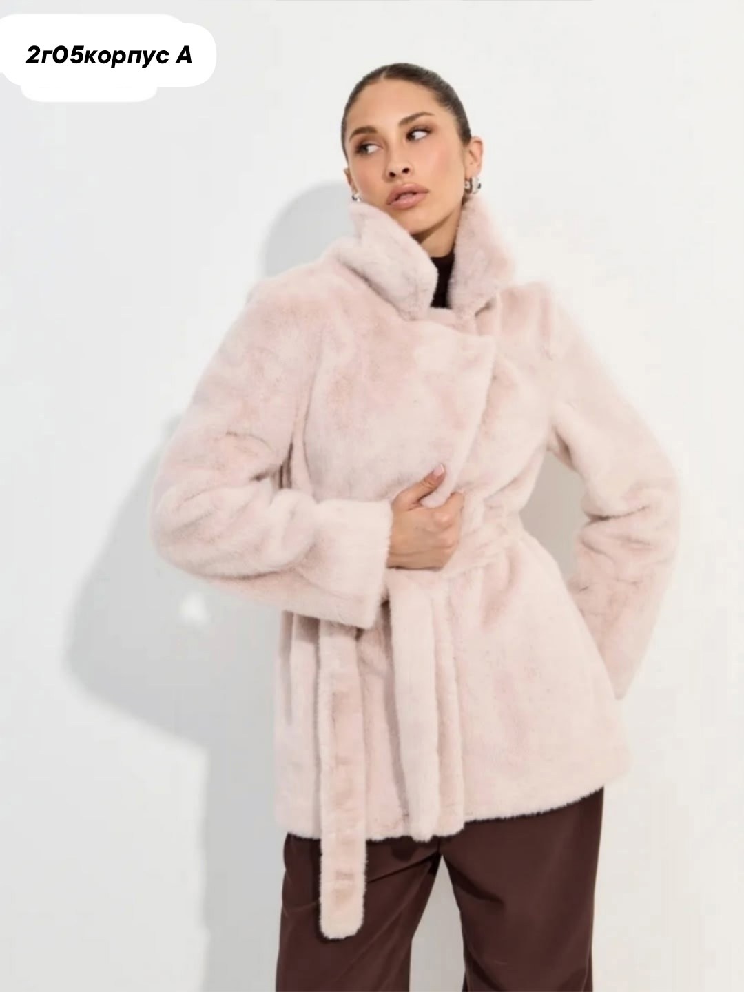 женская шуба из экомеха,искусственная белая шуба без капюшона fashion_style 211202941,женская короткая шуба из экомеха,женская шуба,шуба из экомеха