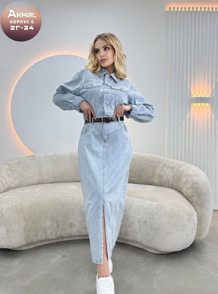 джинсовое платье-рубашка длины миди,джинсовое платье,женское джинсовое платье,джинсовое удлиненное платье,джинсовое платье рубашка