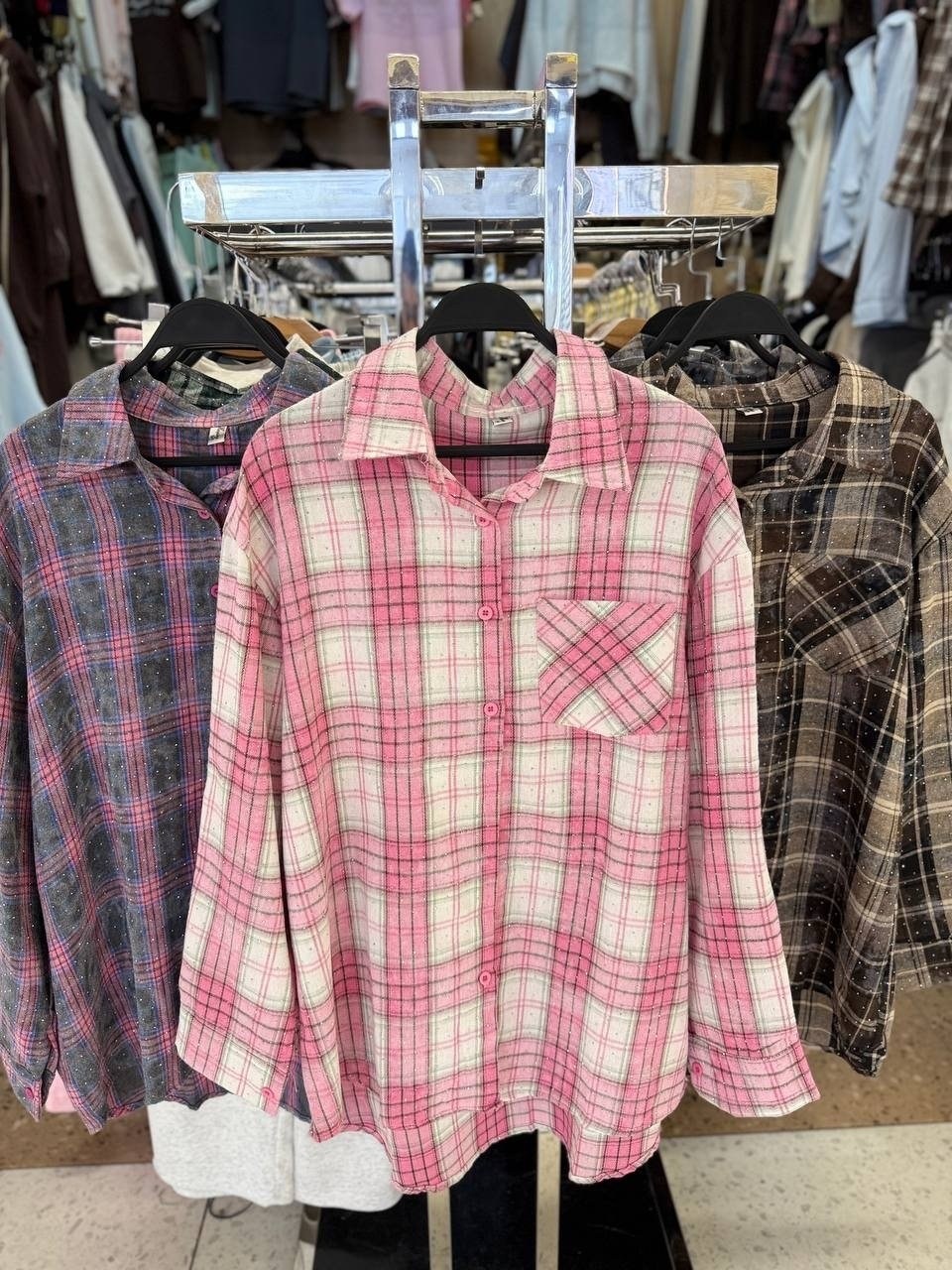 рубашка женская клетка,рубашка в клетку,рубашка женская,женская рубашка оверсайз в клетку,рубашка хб