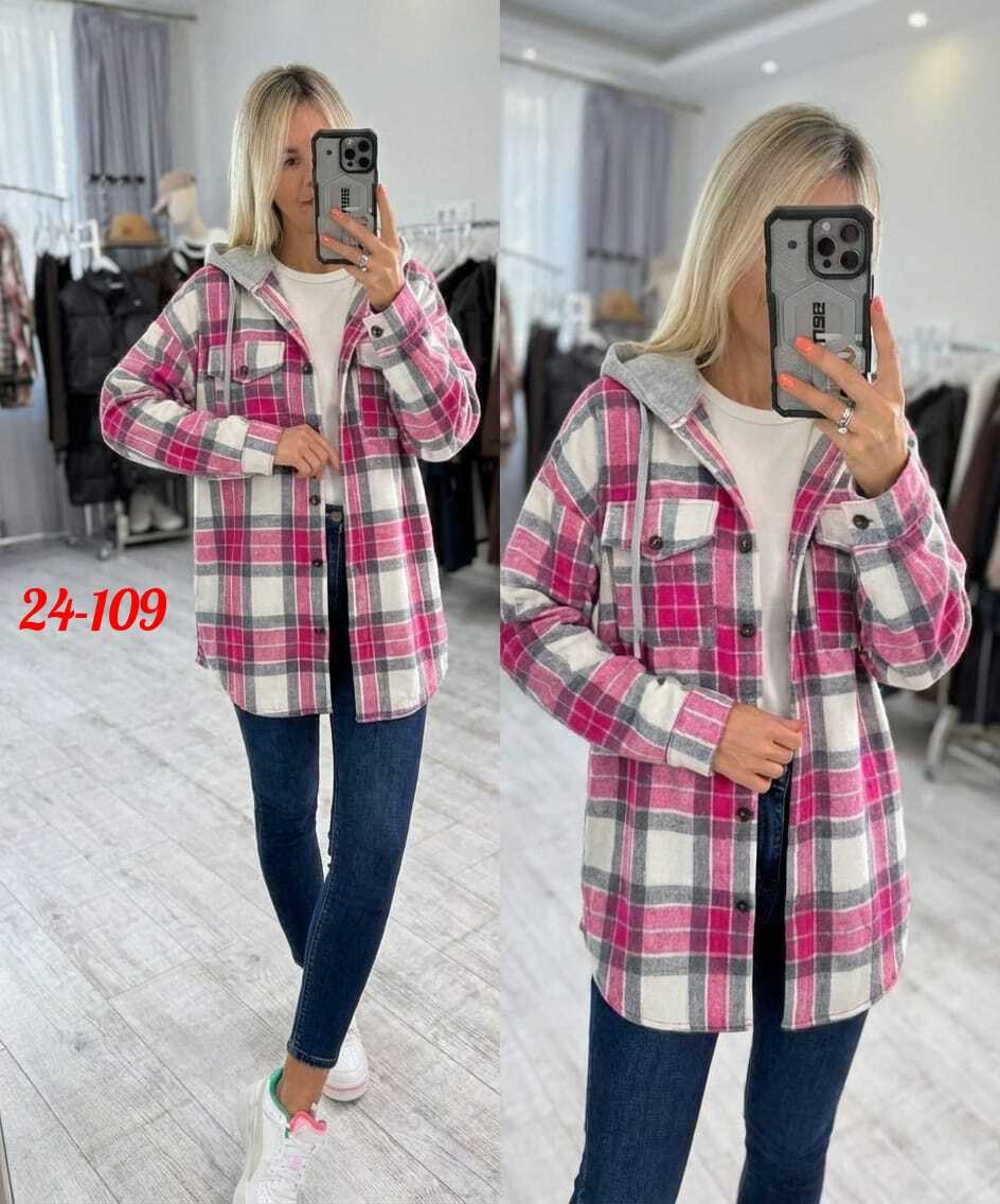 рубашка оверсайз теплая в клетку удлиненная amy store,женская рубашка,рубашка с капюшоном,женская рубашка с смехом внутри размер единый 42-48,рубашка в клетку женская