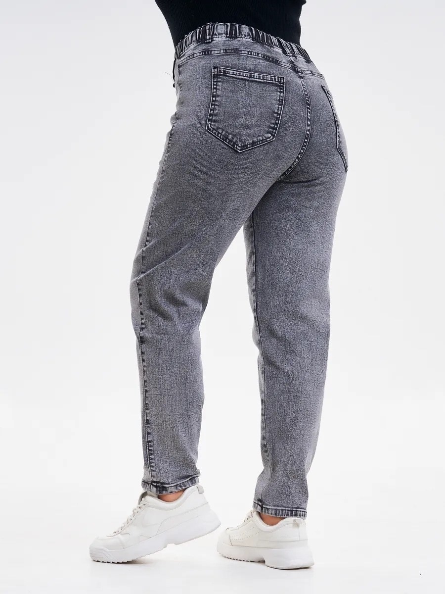 джинсы женские,джинсы женские серые,джинсы мом,джинсы бананы женские,мом джинсы женские серые на резинке