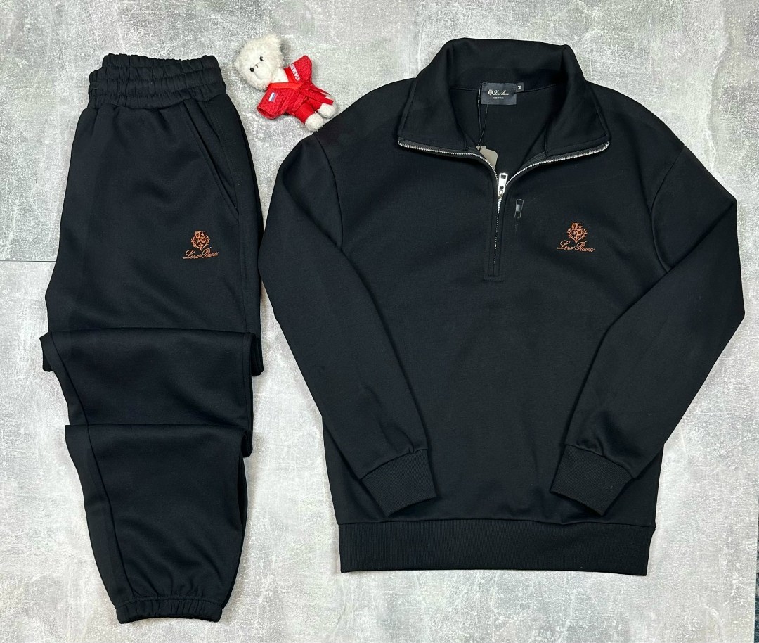 спортивная одежда loro piana серая m,костюм loro piana серый,спортивная одежда loro piana серая,костюм спортивный мужской,хлопковый спортивный костюм loro piana серый