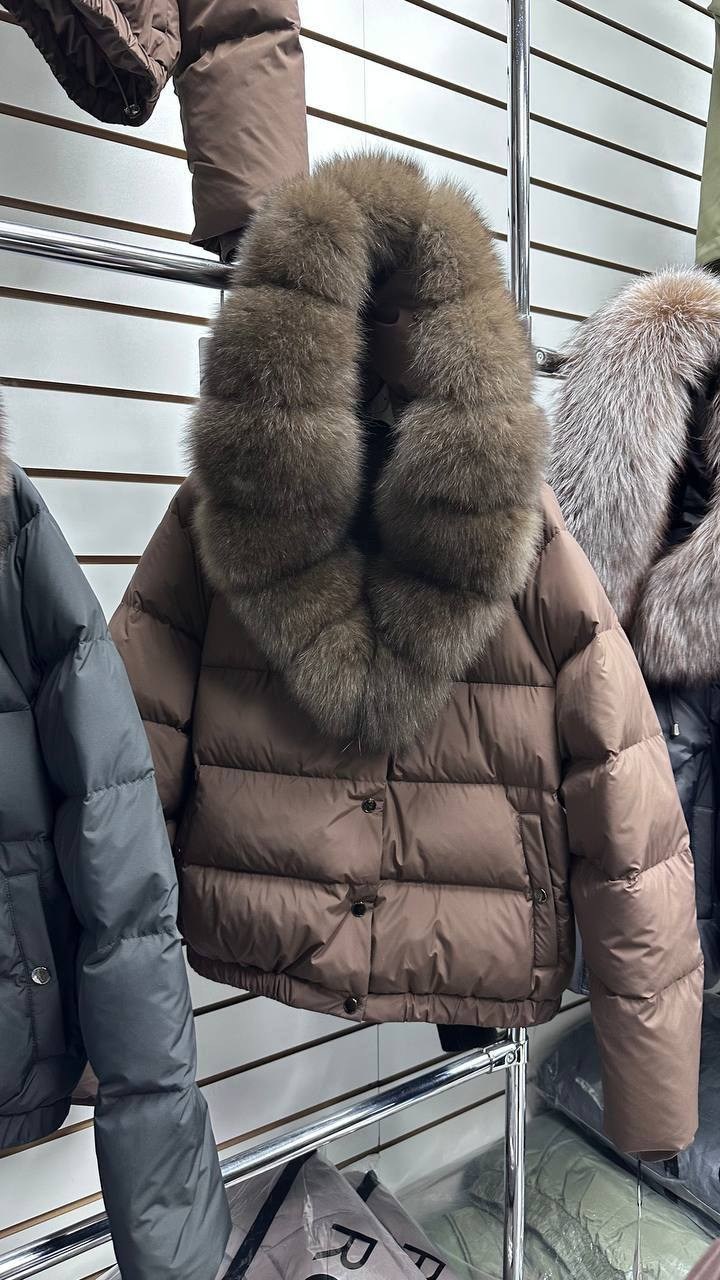 пуховик женский с натуральным мехом,пуховик с натуральным мехом,пуховик из натурального меха bshop dress 452168980,пуховик с мехом,пуховик женский