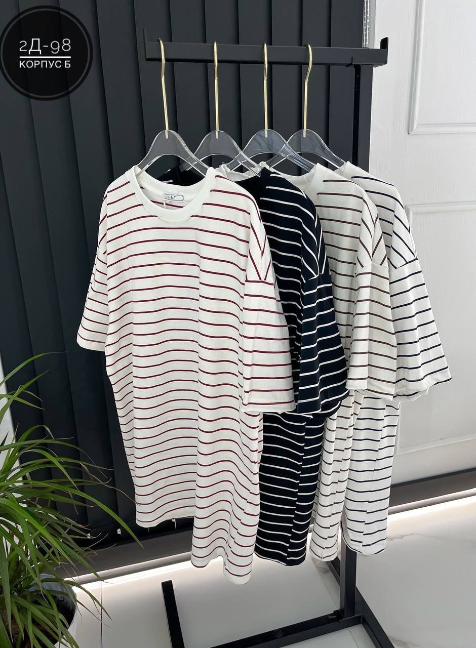 женская свободная футболка в полоску из натурального хлопка,футболки женская,футболка в полоску,кофта женская,футболки женская оверсайз