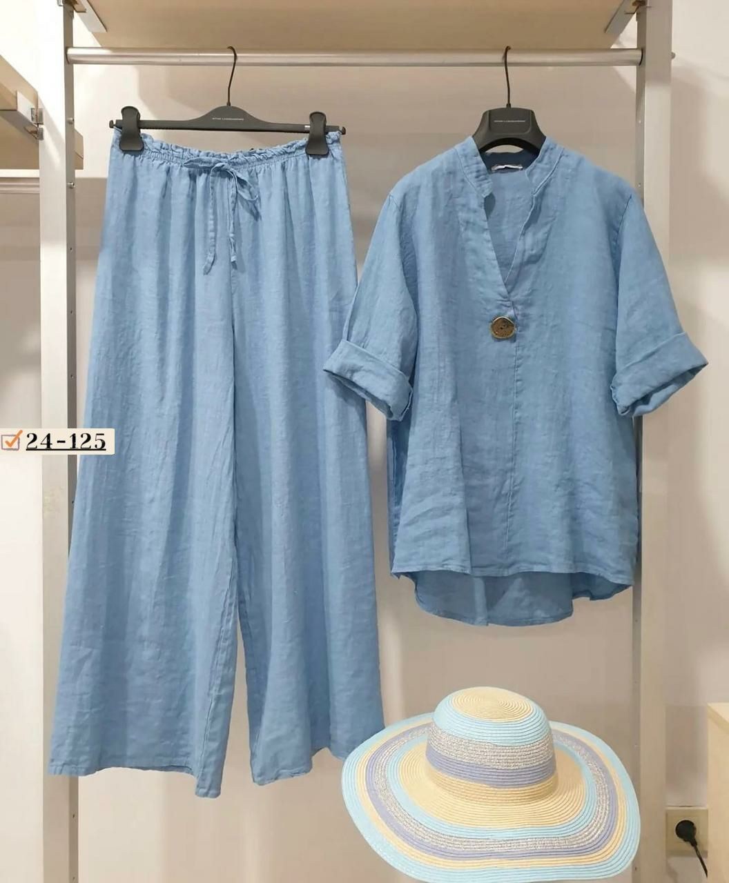 костюм женский,костюм льняной,костюм льняной брючный,сток одежда,костюм женский льняной