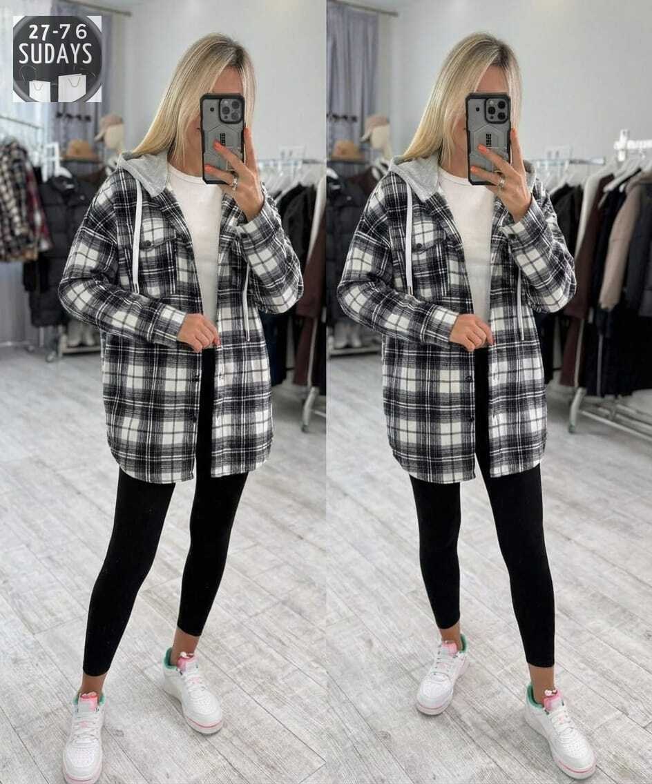 женская рубашка,рубашка в клетку женская,рубашка теплая,рубашка с капюшоном,рубашка lee женская в клетку