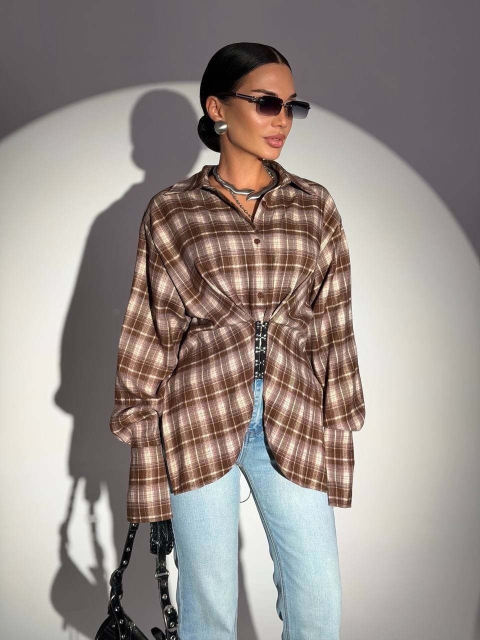 рубашка в клетку оверсайз со стразами perferita,рубашка женская в клетку,рубашка оверсайз в клетку хлопок pahomova oksana,рубашка в клетку оверсайз на кнопках,рубашка в клетку оверсайз женская