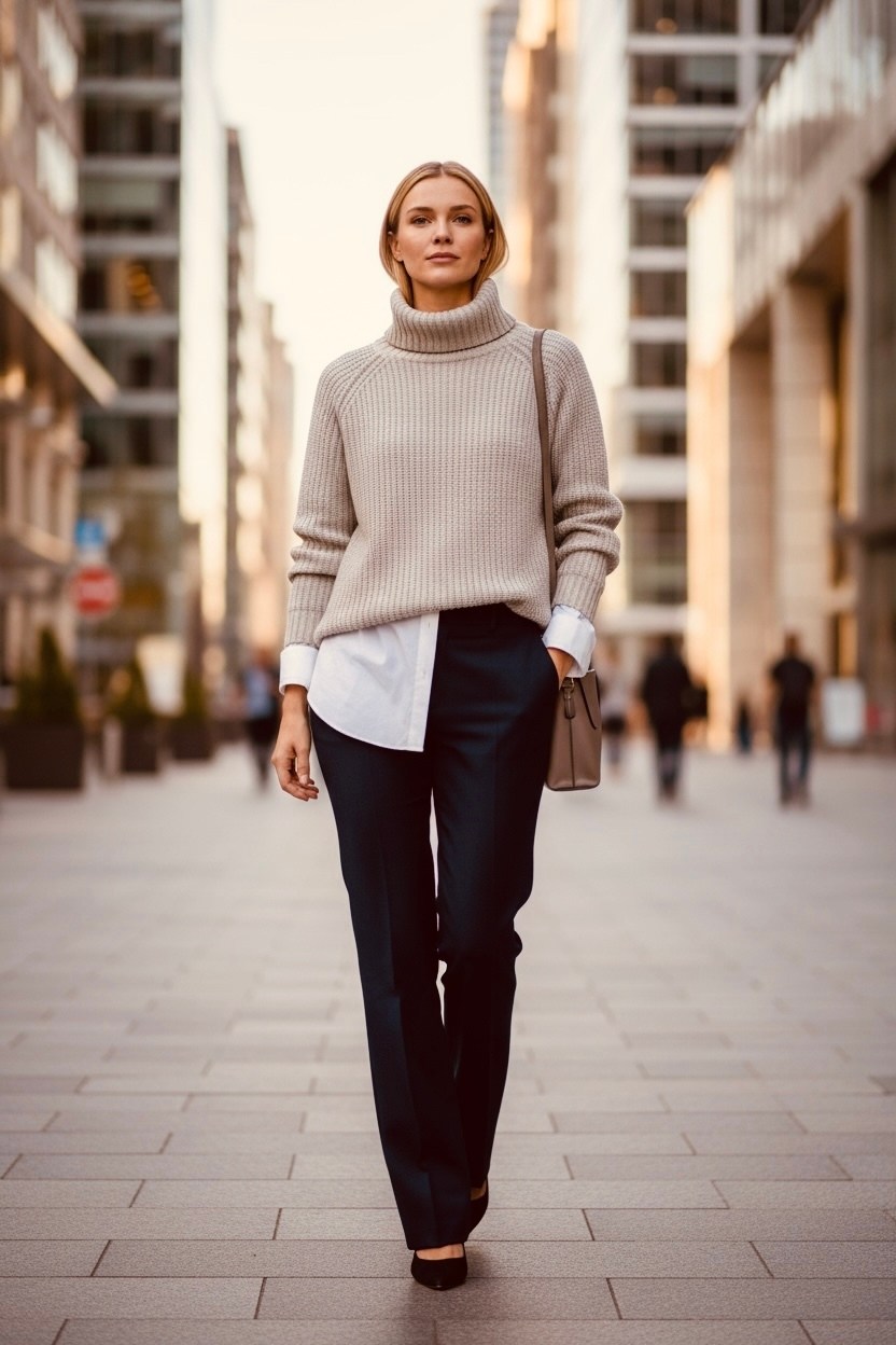 классические брюки,брюки женские zarina,трикотажный джемпер,свитер удлиненная,свитер