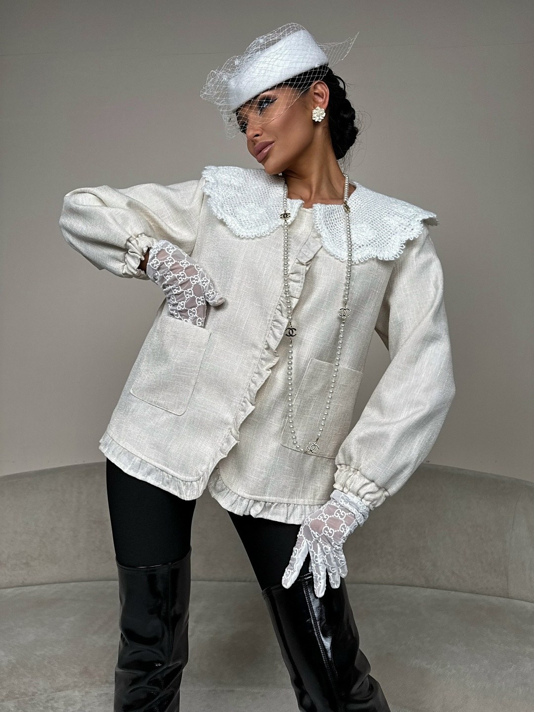 твидовый жакет chanel,твидовый жакет,женская блуза,женская блузка,женский твидовый пиджак