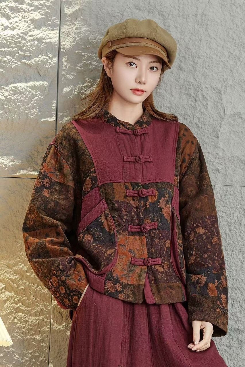 женские винтажные жилеты с цветочным принтом,стиль пэчворк,в стиле бохо,куртка бохо,женский винтажный жилет