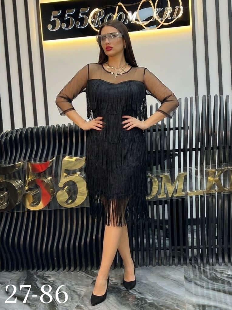 платье с бахромой для полных,платье в размер ткань крепун декорировано бахромой,платье с бахромой,женское платье с бахромой,платье с бахромой большого размера