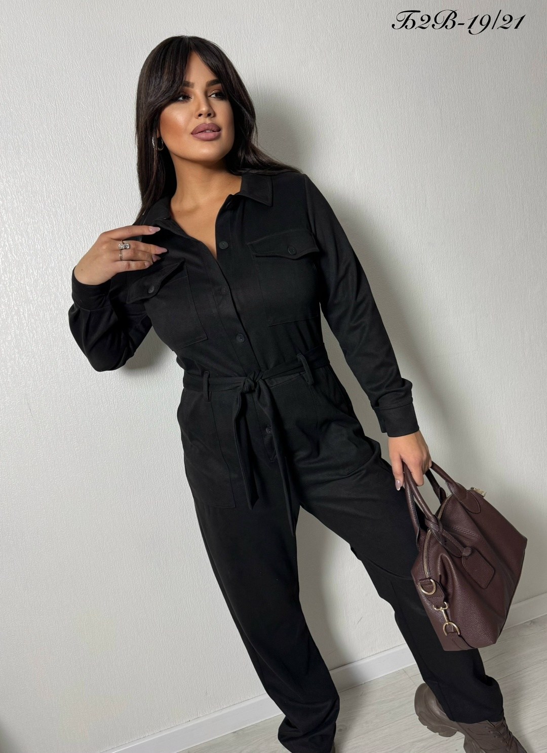 комбинезон anelli 887 черный,женские комбинезоны,комбинезон с брюками,брючный комбинезон,женский комбинезон anelli 887 черный