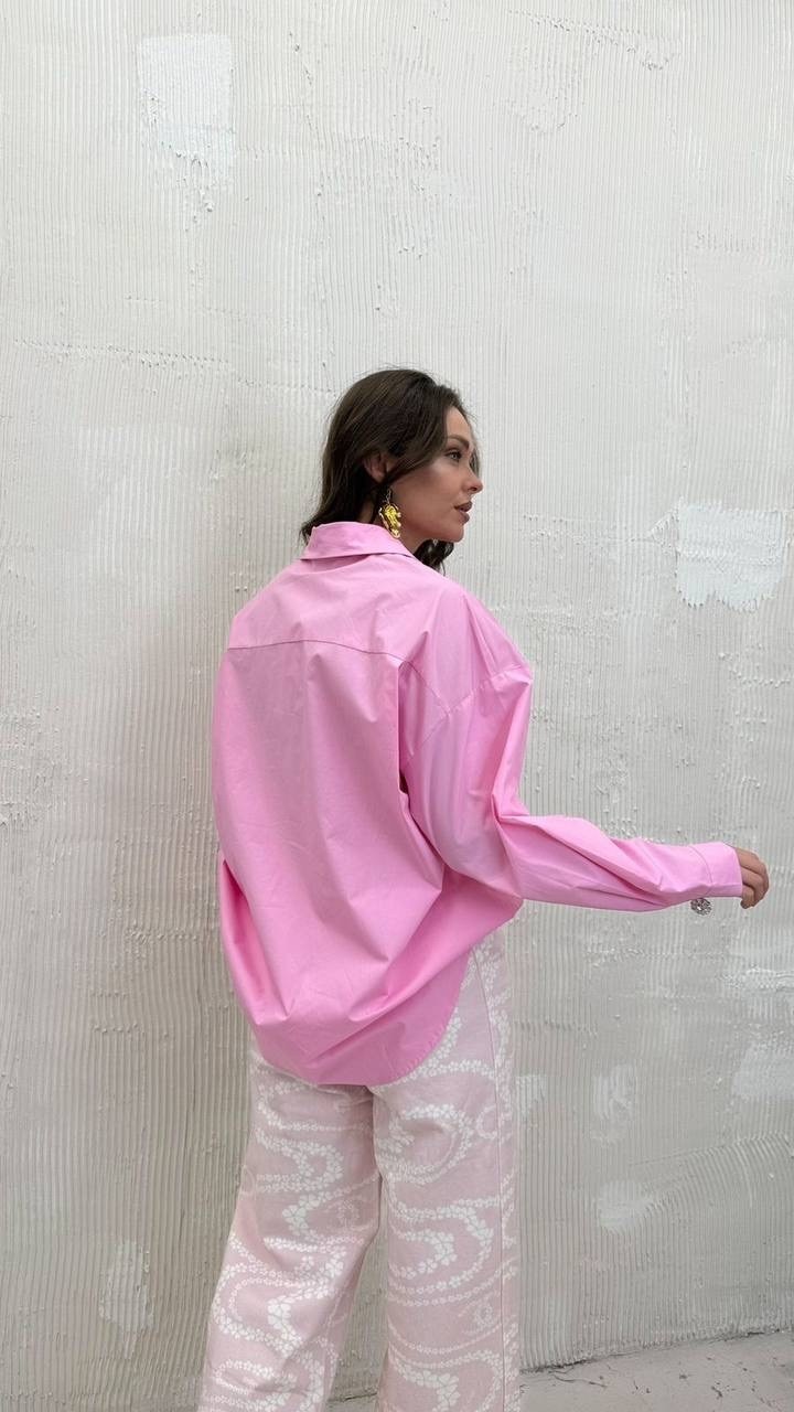 женская рубашка,блузка розовая,рубашка,розовые женские рубашки оверсайз,розовая женская рубашка