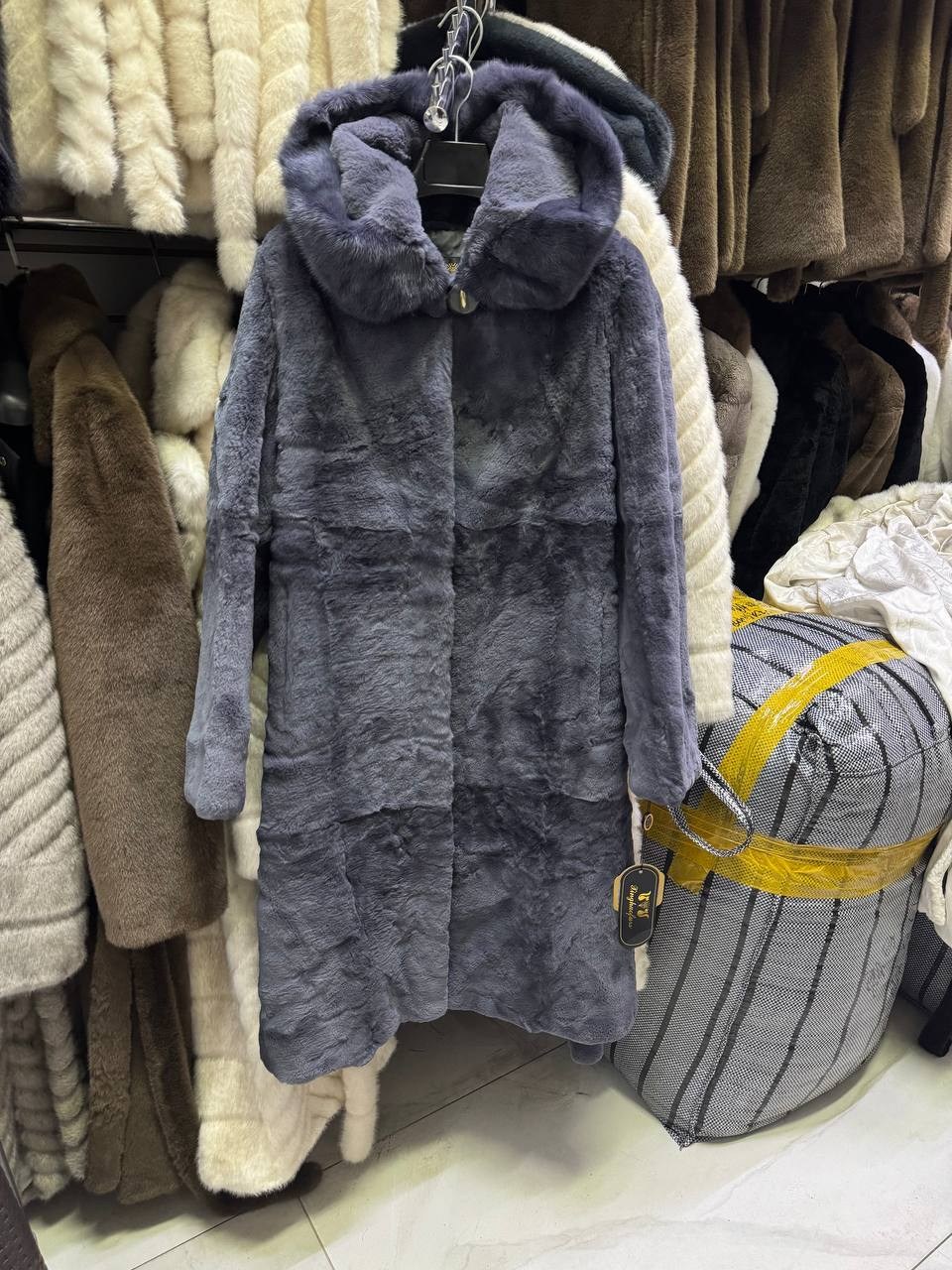 шуба норковая с капюшоном цвет графит,норковая шуба,норковая шуба с капюшоном,шуба премиум норка с капюшоном 42-44,серая норковая шуба
