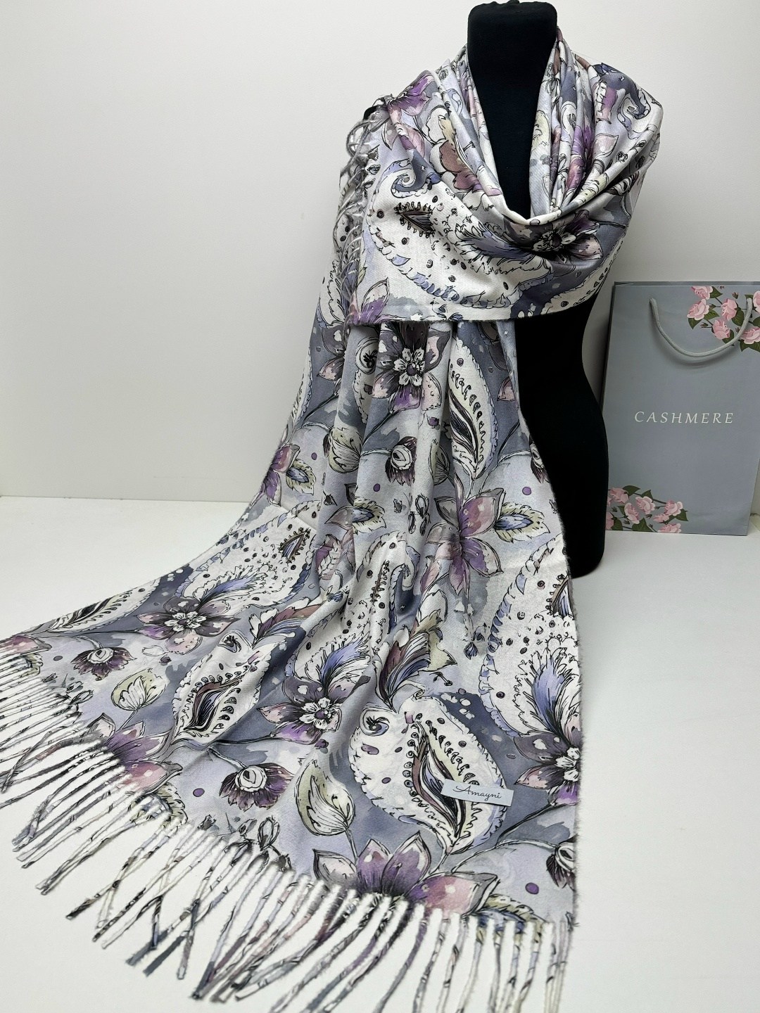 палантин женские,палантин виктория,палантин кашемировый двусторонний шарф,палантин кашемировый двусторонний,палантин