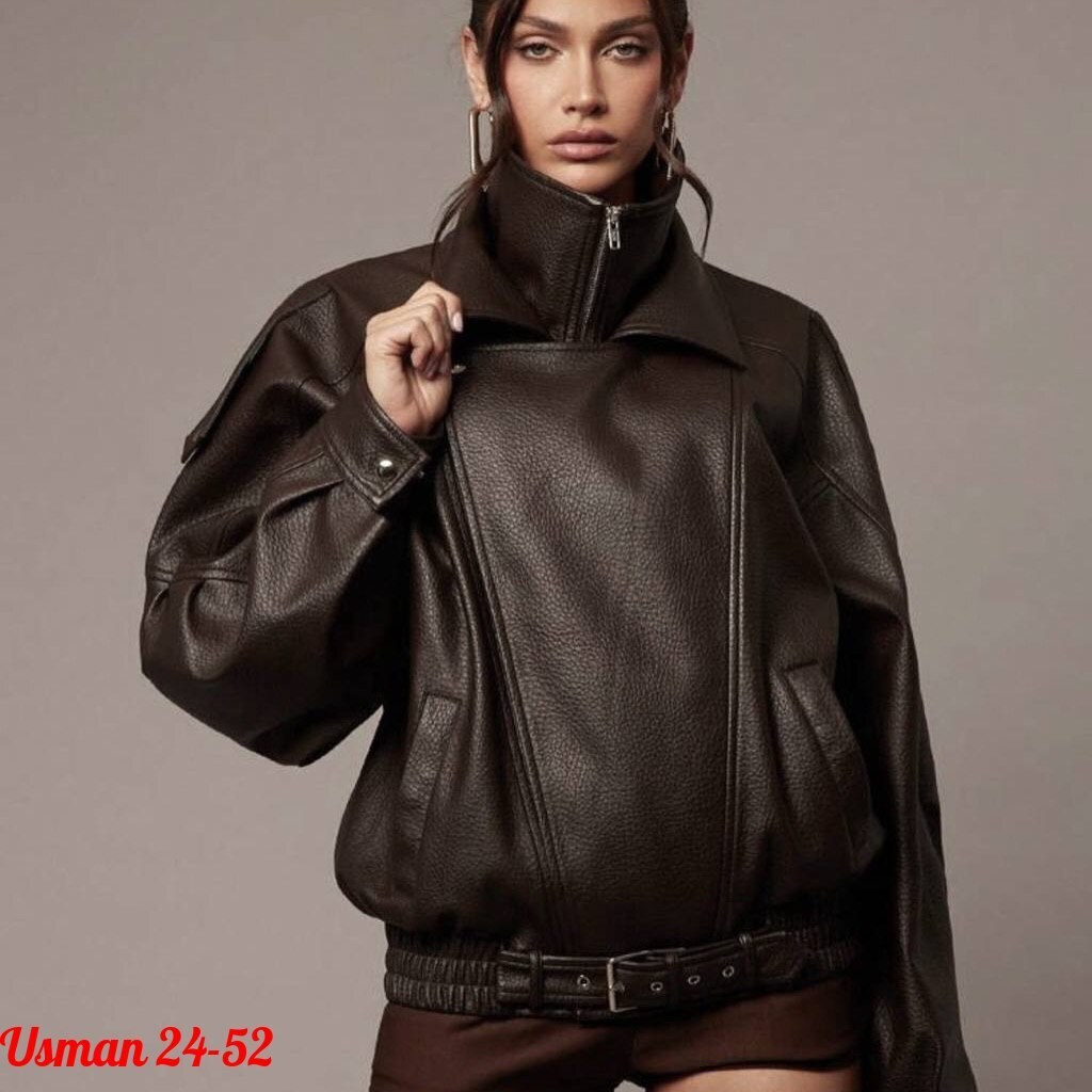 куртка косуха,кожаная куртка,кожаная куртка косуха,женская куртка кожаная оверсайз короткая okssana firsanova,куртка женская демисезонная y2k кожаная