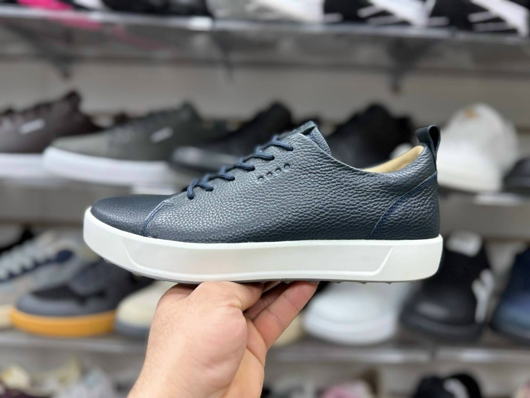 ,кеды мужские ecco,мужская  ecco,мужские кеды,кожаные кроссовки мужские