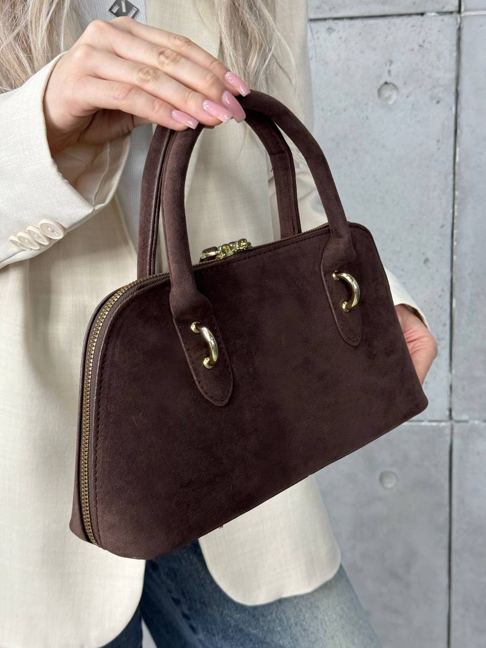 сумка замшевая большая,сумка замшевая,сумка замшевая саквояж большая повседневная на плечо 33cm la timoo 271438018,коричневая замшевая женская сумка вместительная шоппер сумочка натуральная замша+экок
