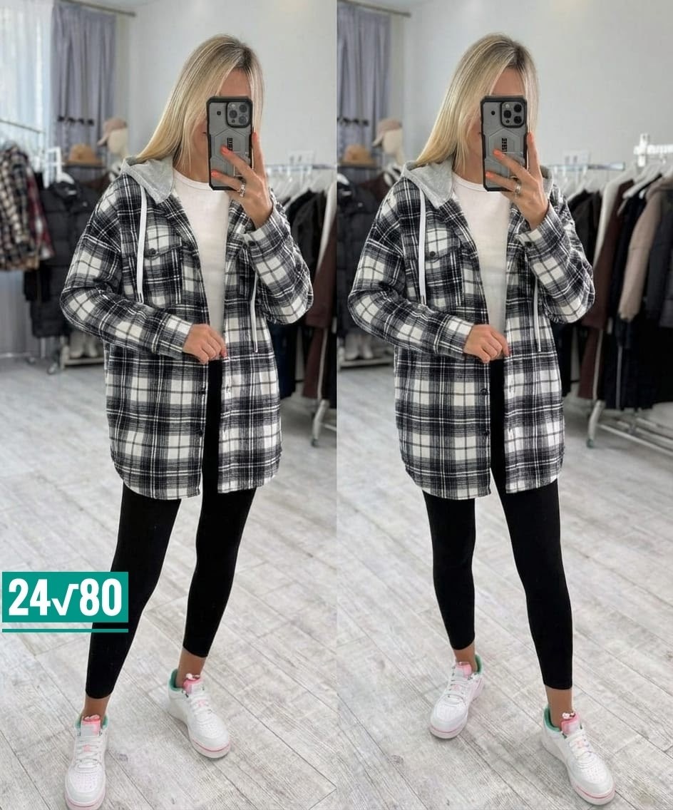 женская рубашка,рубашка с капюшоном,рубашка в клетку женская,рубашка женская теплая,теплая рубашка