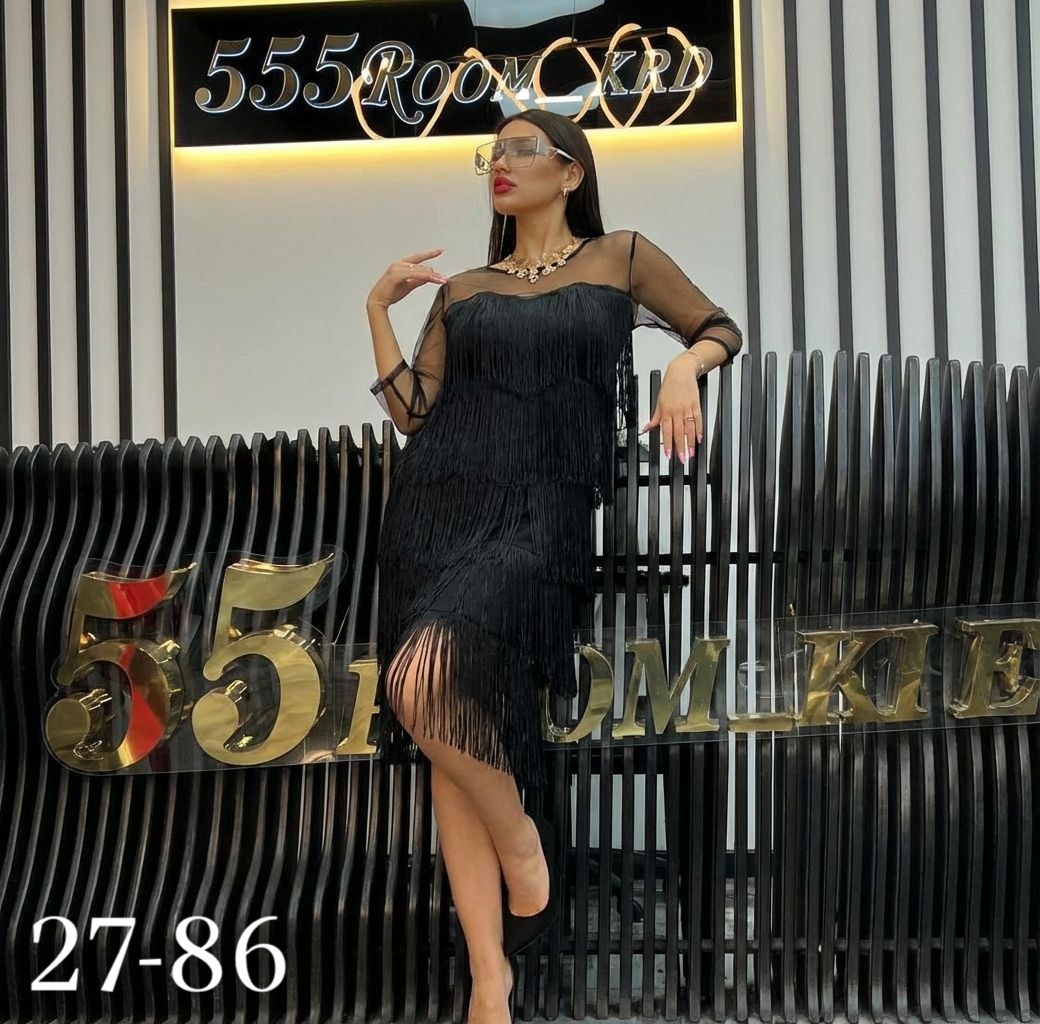 платье с бахромой для полных,платье в размер ткань крепун декорировано бахромой,платье с бахромой,женское платье с бахромой,платье с бахромой большого размера