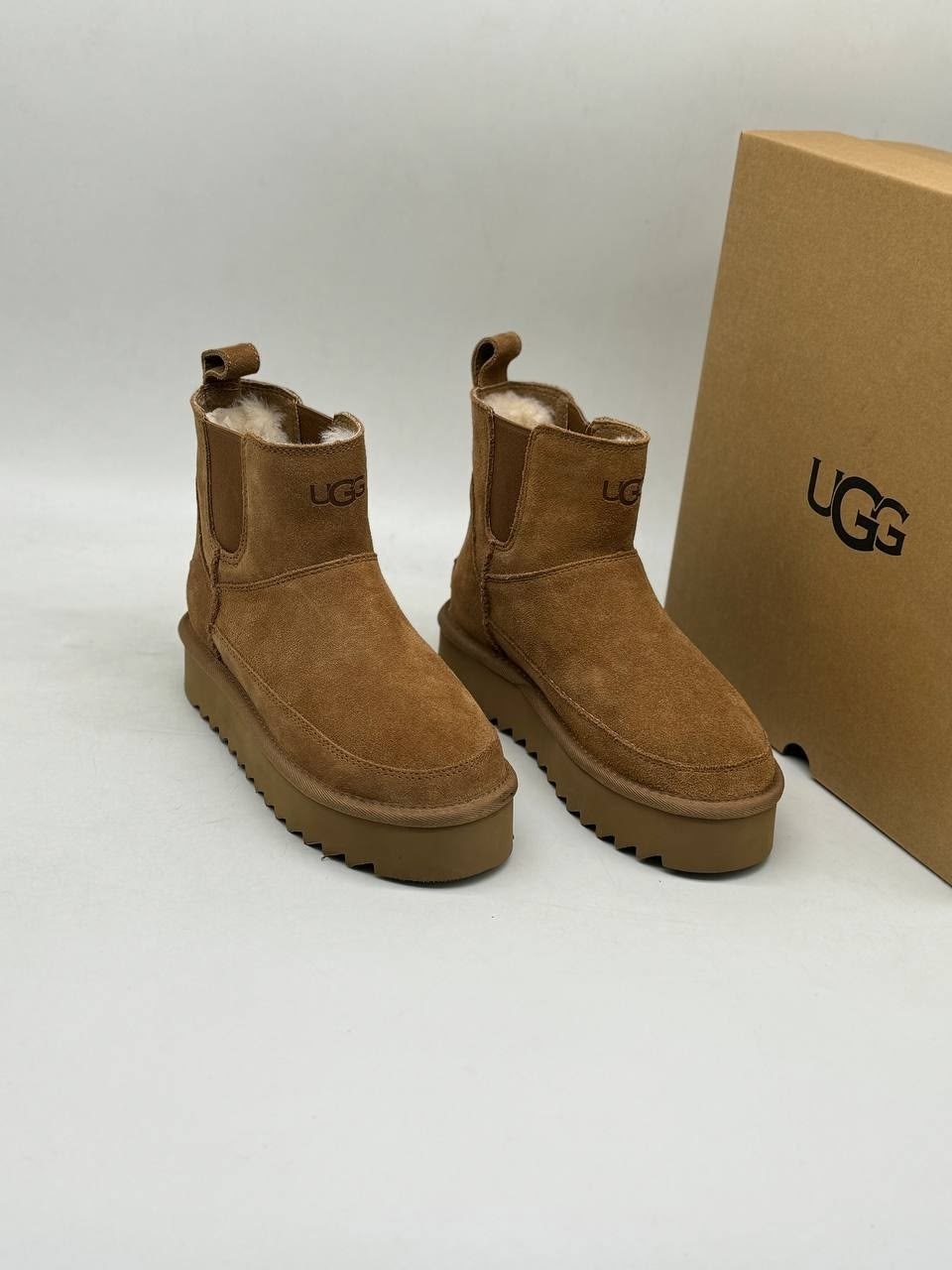 ,угги женские ugg 03-1 коричневые 37 ru,натуральные женские угги ugg,женские угги,угги челси