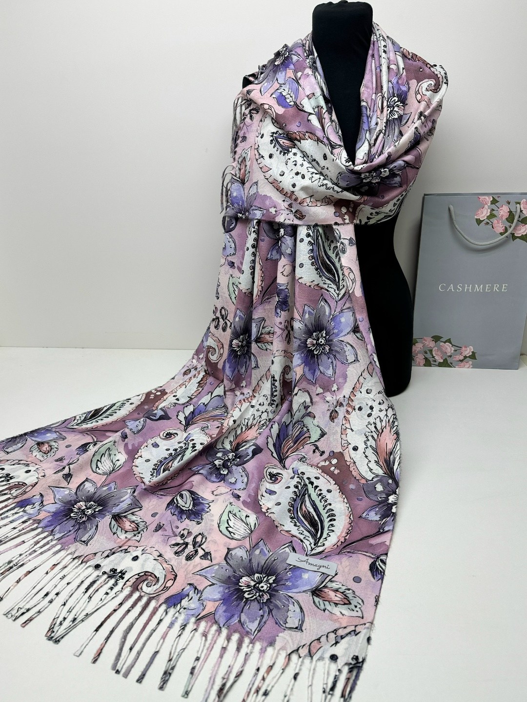 палантин женские,палантин виктория,палантин кашемировый двусторонний шарф,палантин кашемировый двусторонний,палантин