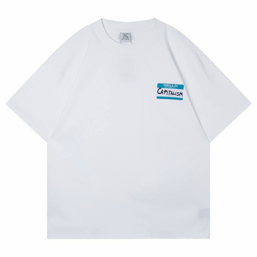 белая оверсайз футболка,мода мужская,футболка,футболка с принтом