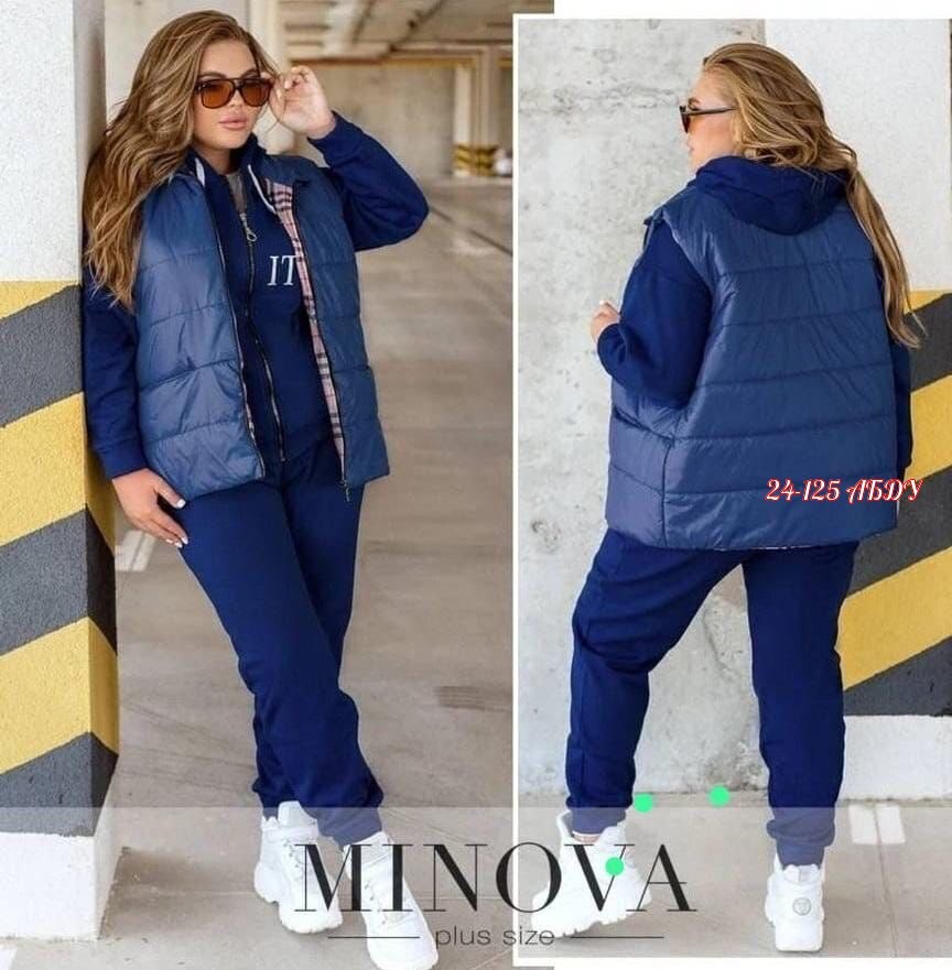 костюм женский спортивный на флисе,костюм женский на флисе,костюм тройка,костюм спортивный с жилеткой утепленный женский,модный теплый спортивный костюм тройка с жилетом на синтепоне