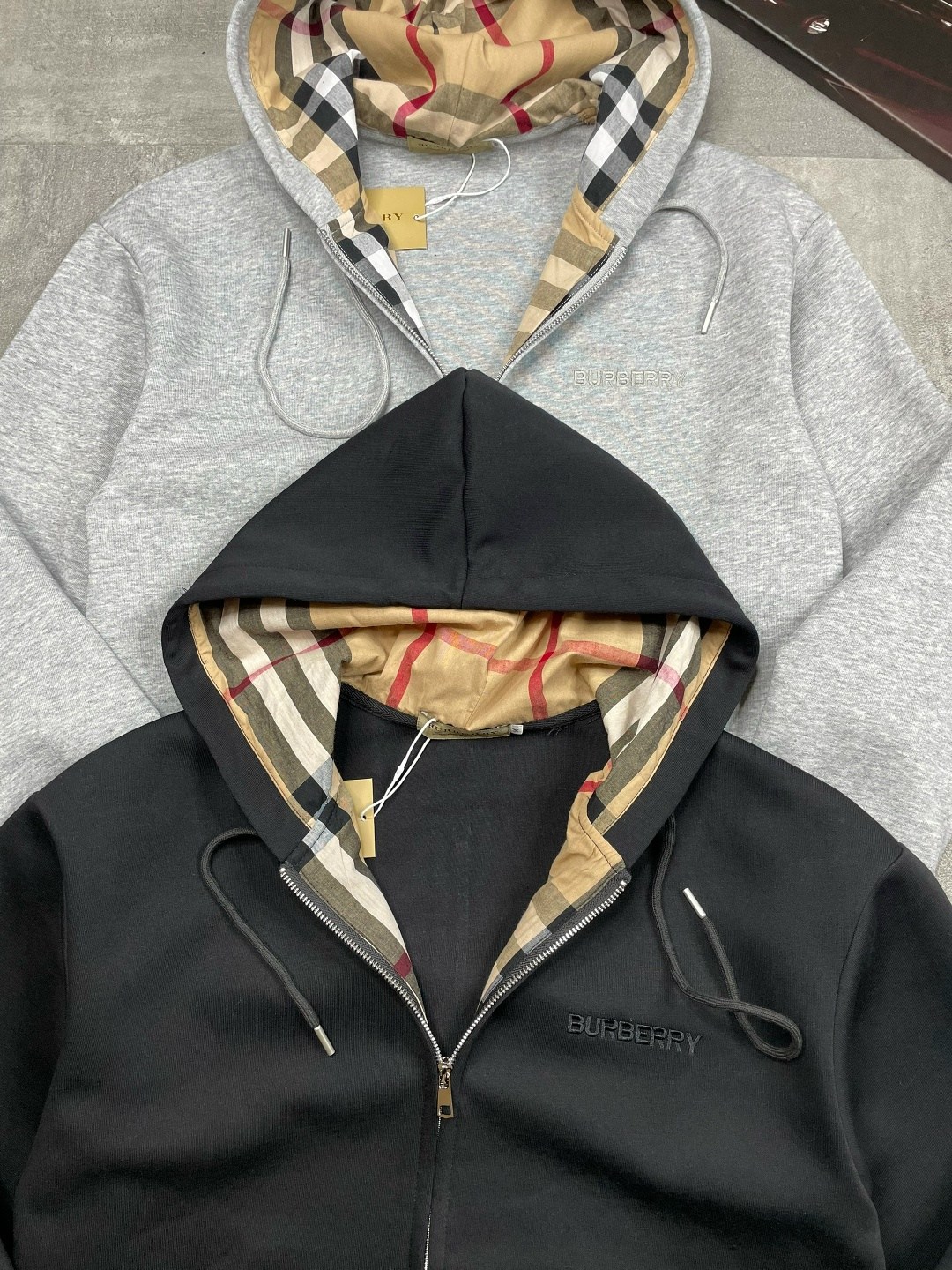 burberry hoodie,zip hoodie burberry grey vintage,burberry zipper hooded casual hoodie gray,burberry grey zip up hoodie,burberry zip-up hoodie