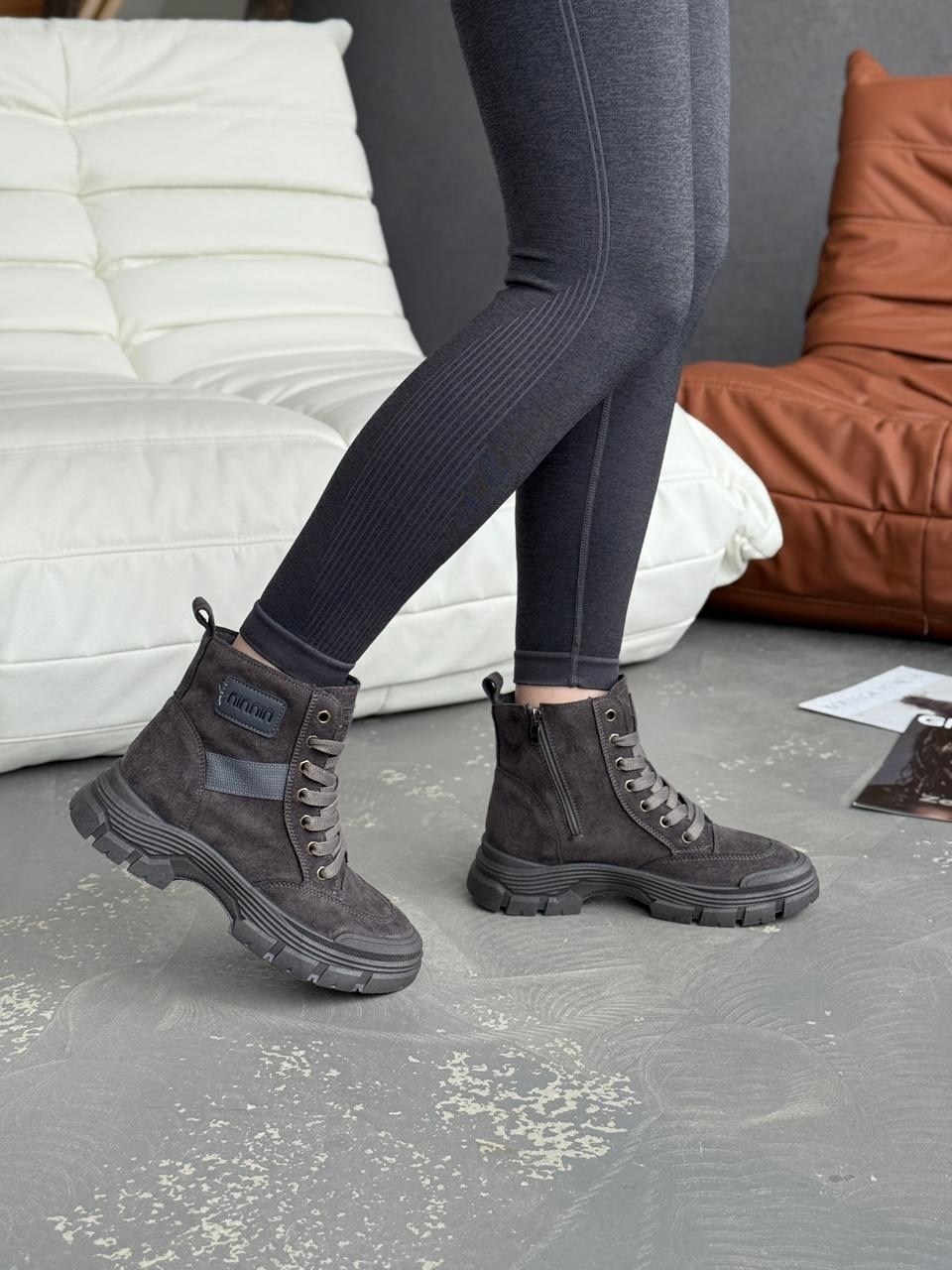 ,ботинки,серые ботинки,замшевые ботинки,ботинки женские