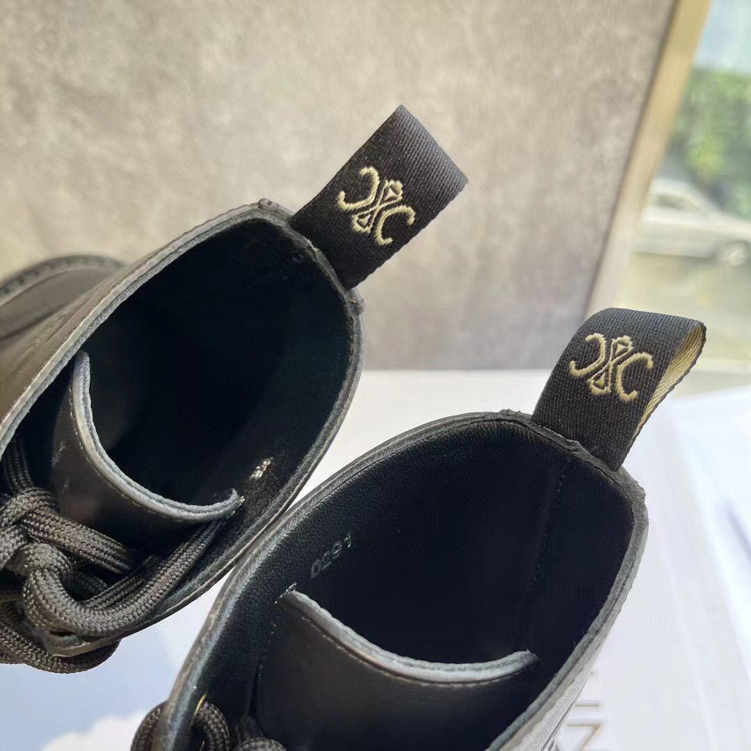 ботинки celine,ботинки celine на шнуровке женские,ботинки celine женские,ботинки селин,женские кожаные ботинки celine premium