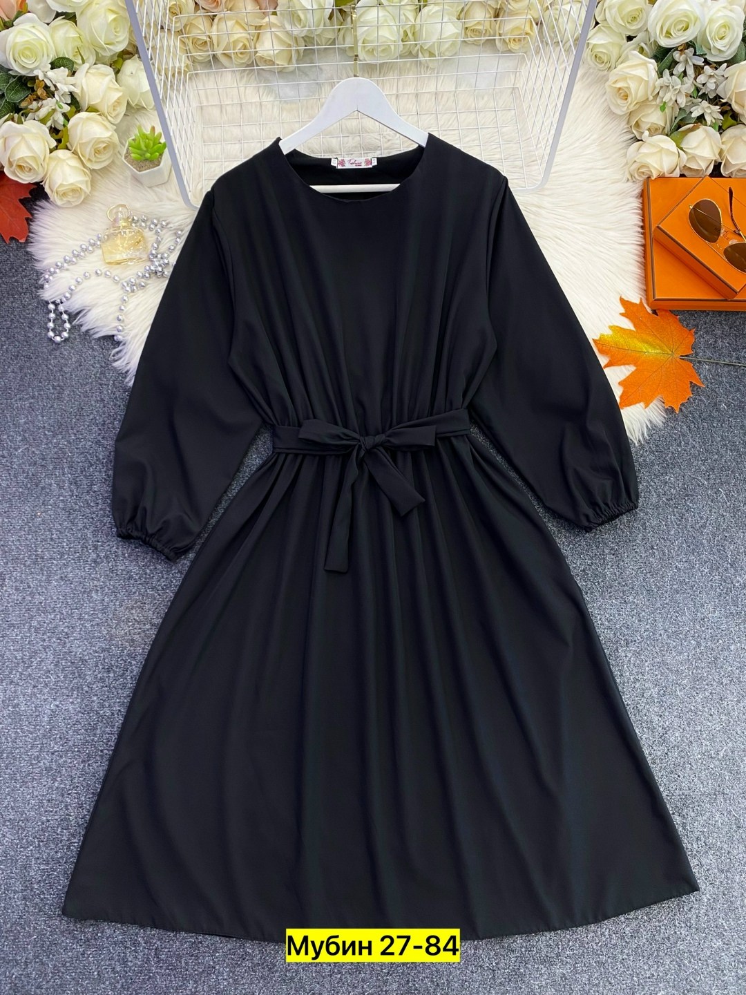 женское платье,платье,стильное платье,черное платье,платье миди