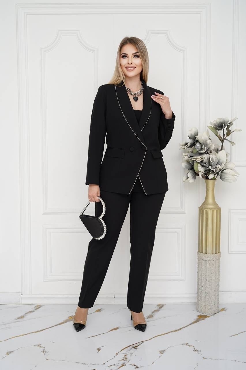 брючный костюм женский деловой нарядный dream shop,falinda костюм брючный женский,брючный костюм женский деловой нарядный,брючные костюмы женские,костюм брючный anastasia mak 1245 пыльная роза