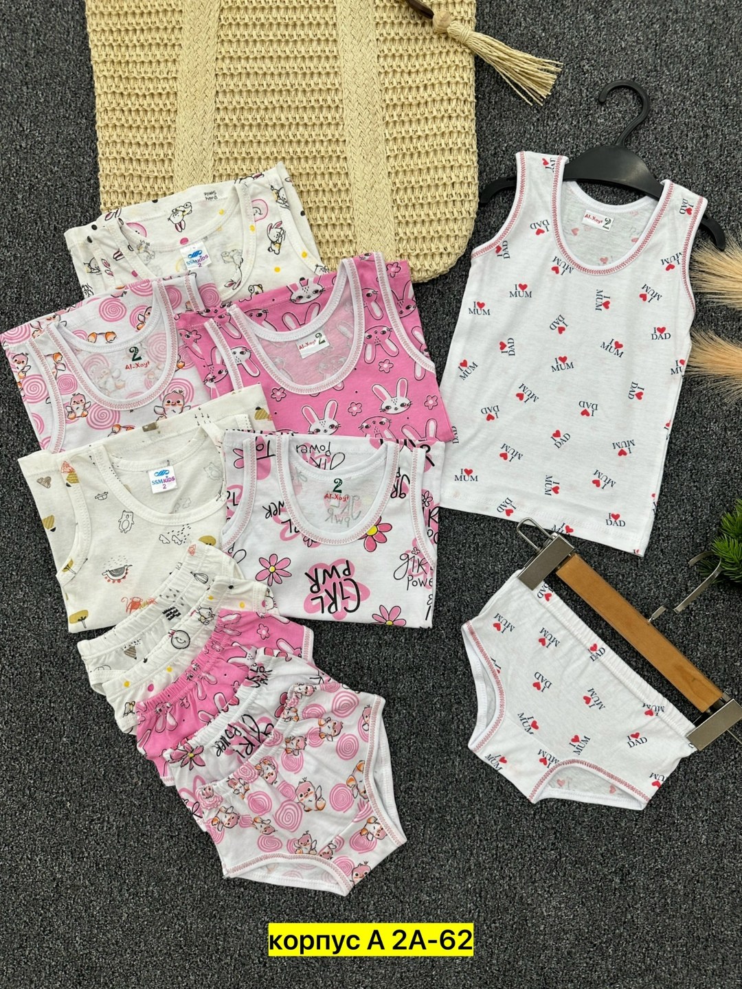 комплект нижнего белья для девочек,комплект трусы и майка для девочек,комплект нижнего белья детский,комплект детский майка и трусы,белье детское комплект