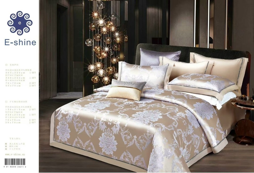 постельное белье комплект евро сатин жаккард,e-shine постельное белье,комплект постельного белья сатин жаккард,комплект постельного белья,постельное белье сатин жаккард