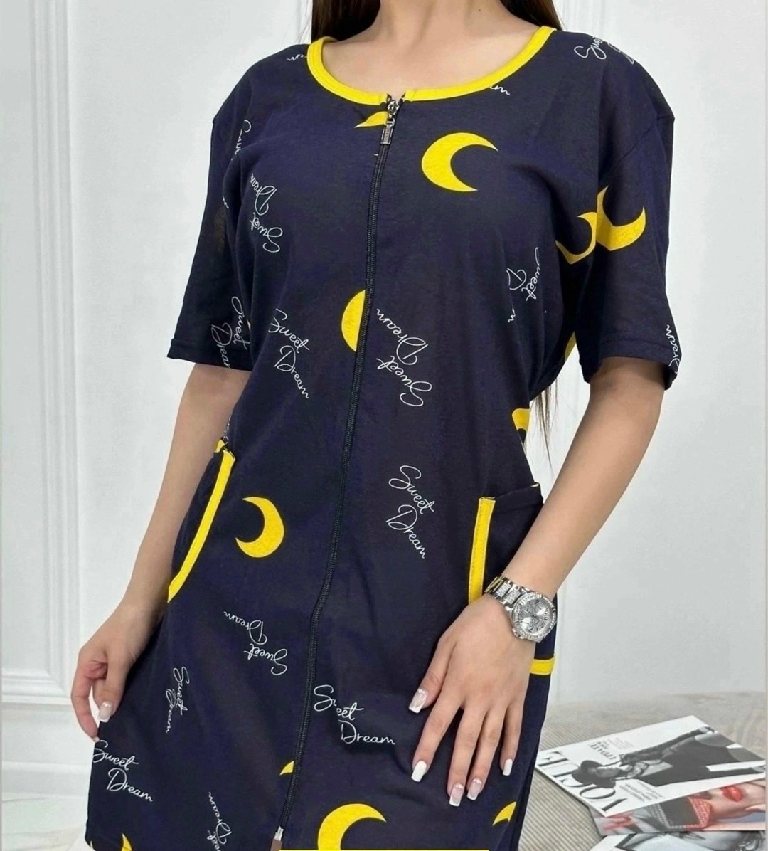 халат домашний женский,домашняя одежда пижама,женские халаты,халат женский домашний на молнии,халат трикотажный