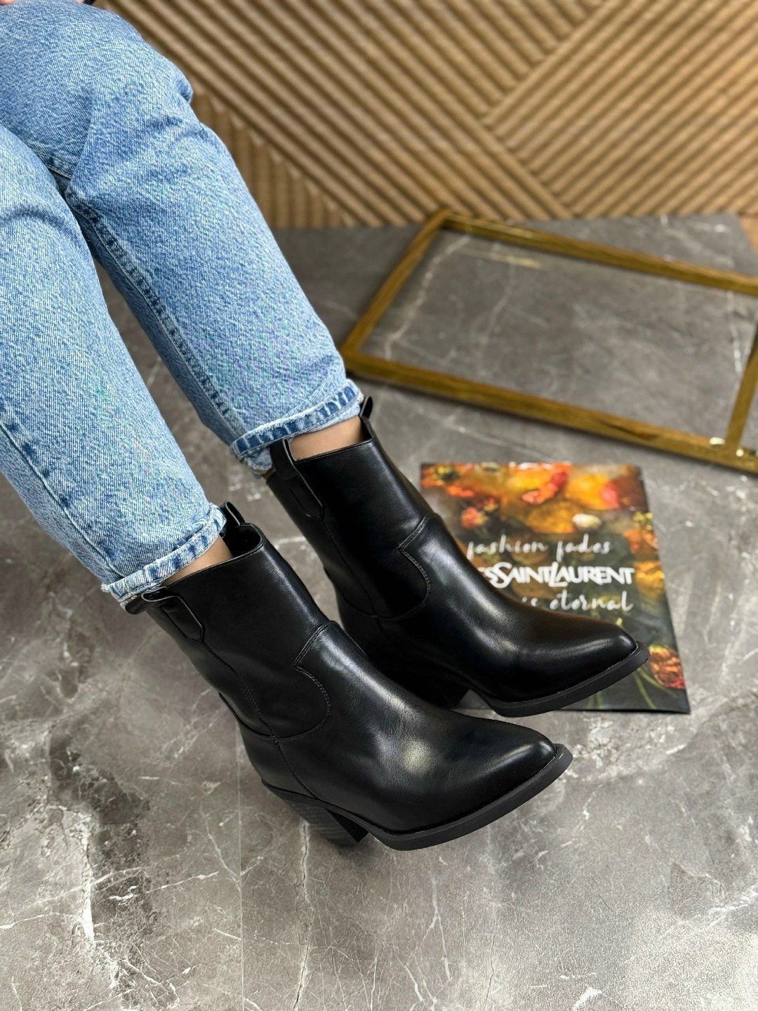 ,казаки женские,казаки осенние premiumshoes 258751168,казаки  женская,ботильоны казаки