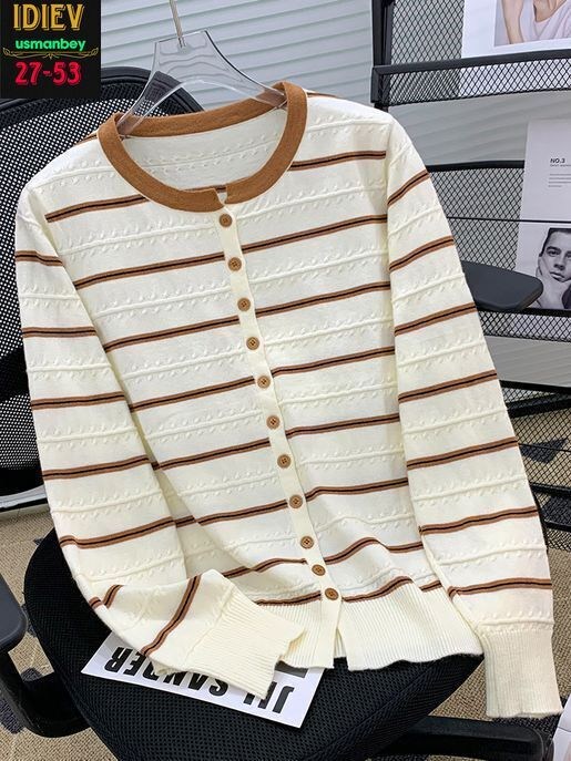 женский вязаный кардиган в полоску,кардиган в полоску,вязаный женский кардиган,вязаные кардиганы,кардиган женский