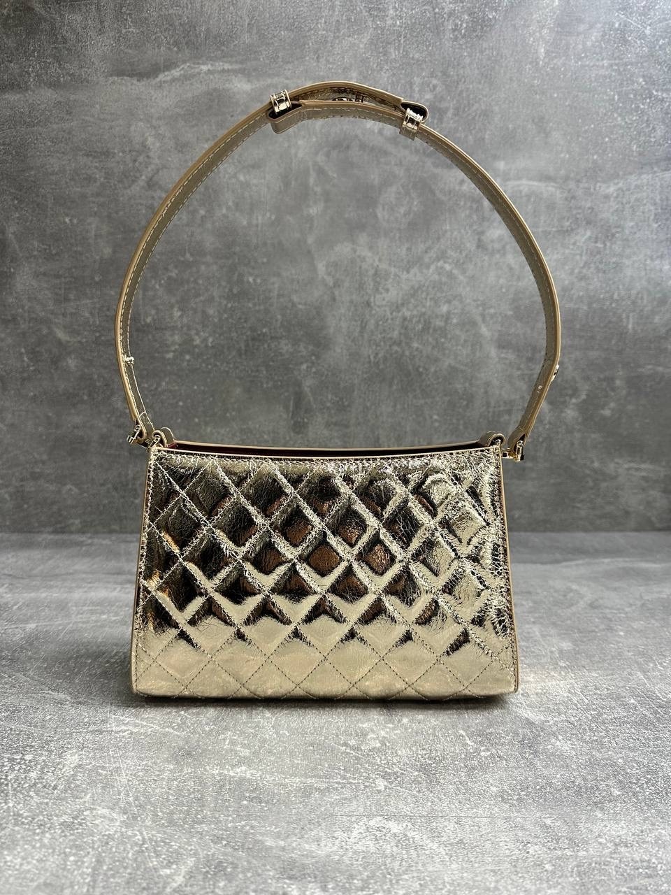 сумка,стеганая сумка,модная сумка,женская сумка,сумка стеганая шоппер серебристая