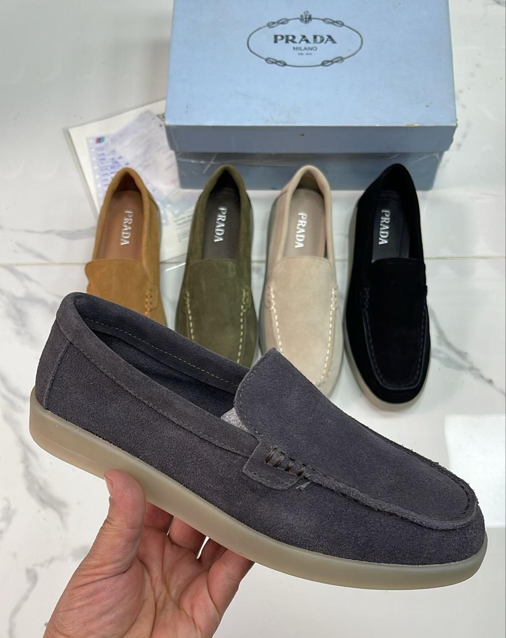 лоферы prada,,замшевые лоферы,лоферы loro piana,лоферы замшевые женские