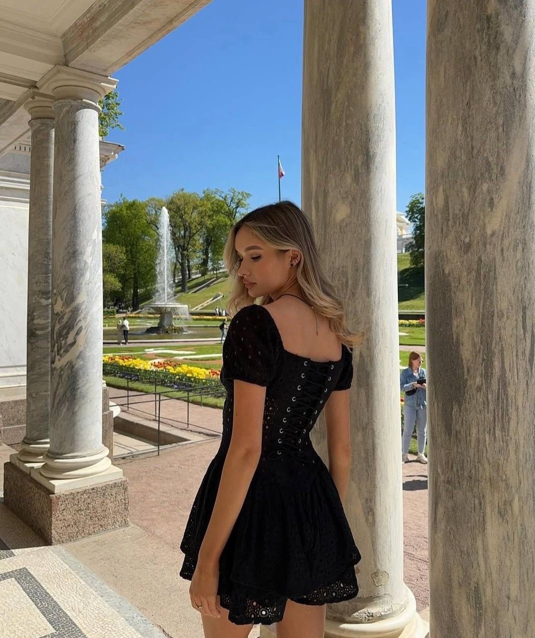 нежное платье,стильное платье,платье из выбитого хлопка,короткие платье,платье белое летнее