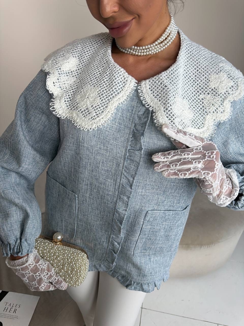 рубашка с кружевами,твидовый костюм,блузка модная,блузка с воротником,рубашка женская