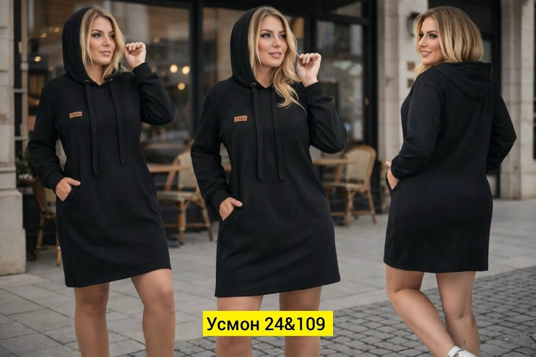 теплое платье,платье женское,спортивное платье,платье на флисе,спортивное платье с капюшоном