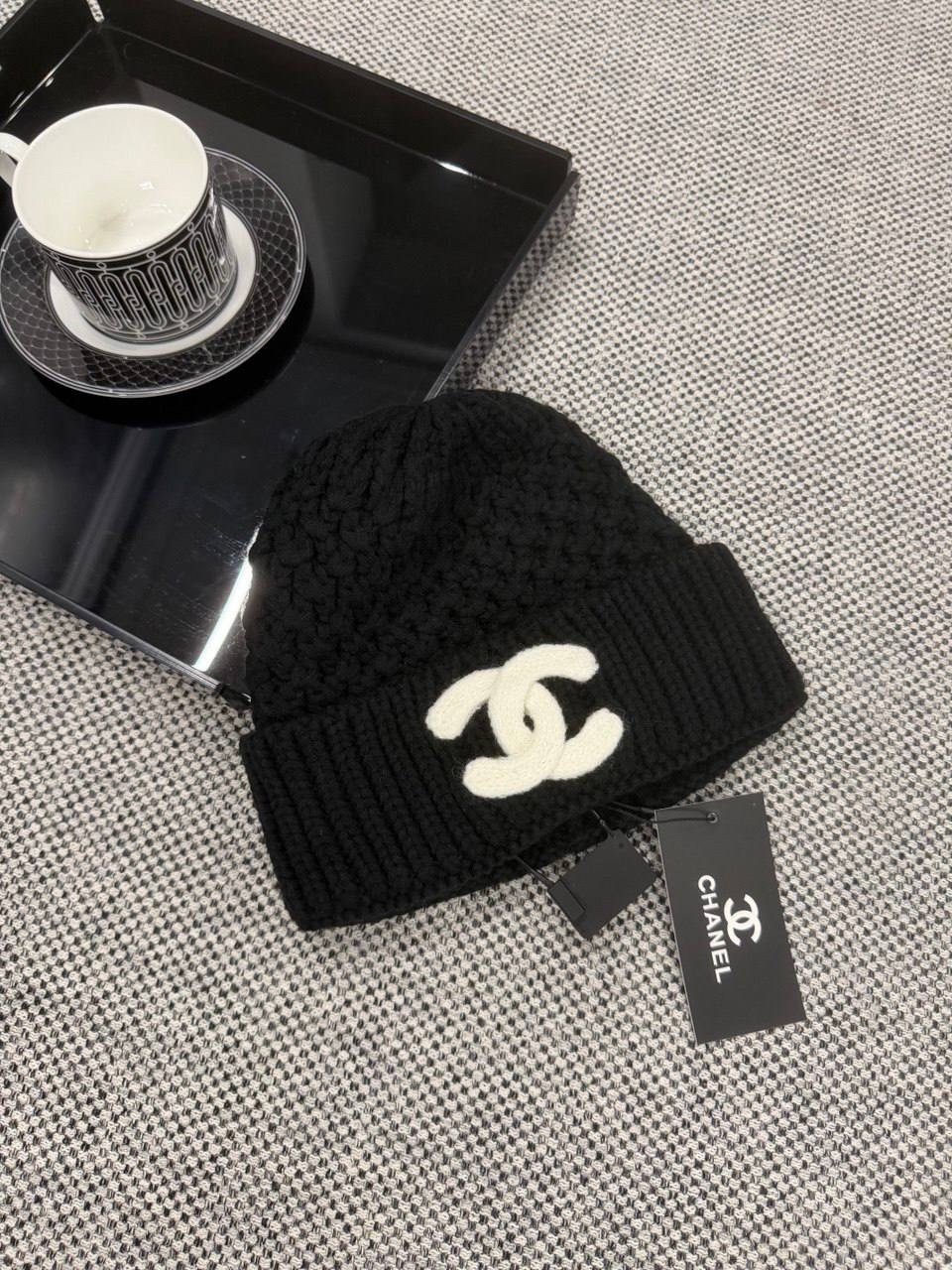 шапка chanel,вязаная шапка chanel,вязаные эластичные шапки bini chanel,шапка шанель,chanel новая осенне-зимняя модная шапка baotou